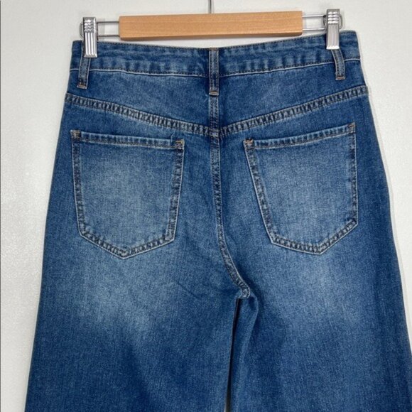 S.O.N.G. Wide Leg Jeans Size 3/26 - Picture 4 of 6